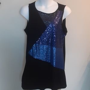 Ashley Stewart sequin tank